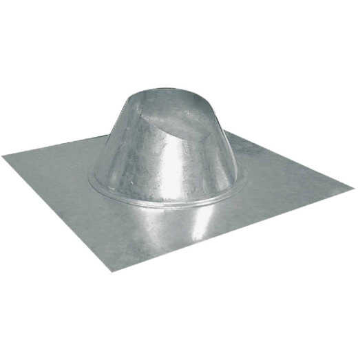 Imperial 3 In. Galvanized Rainproof Roof Pipe Flashing